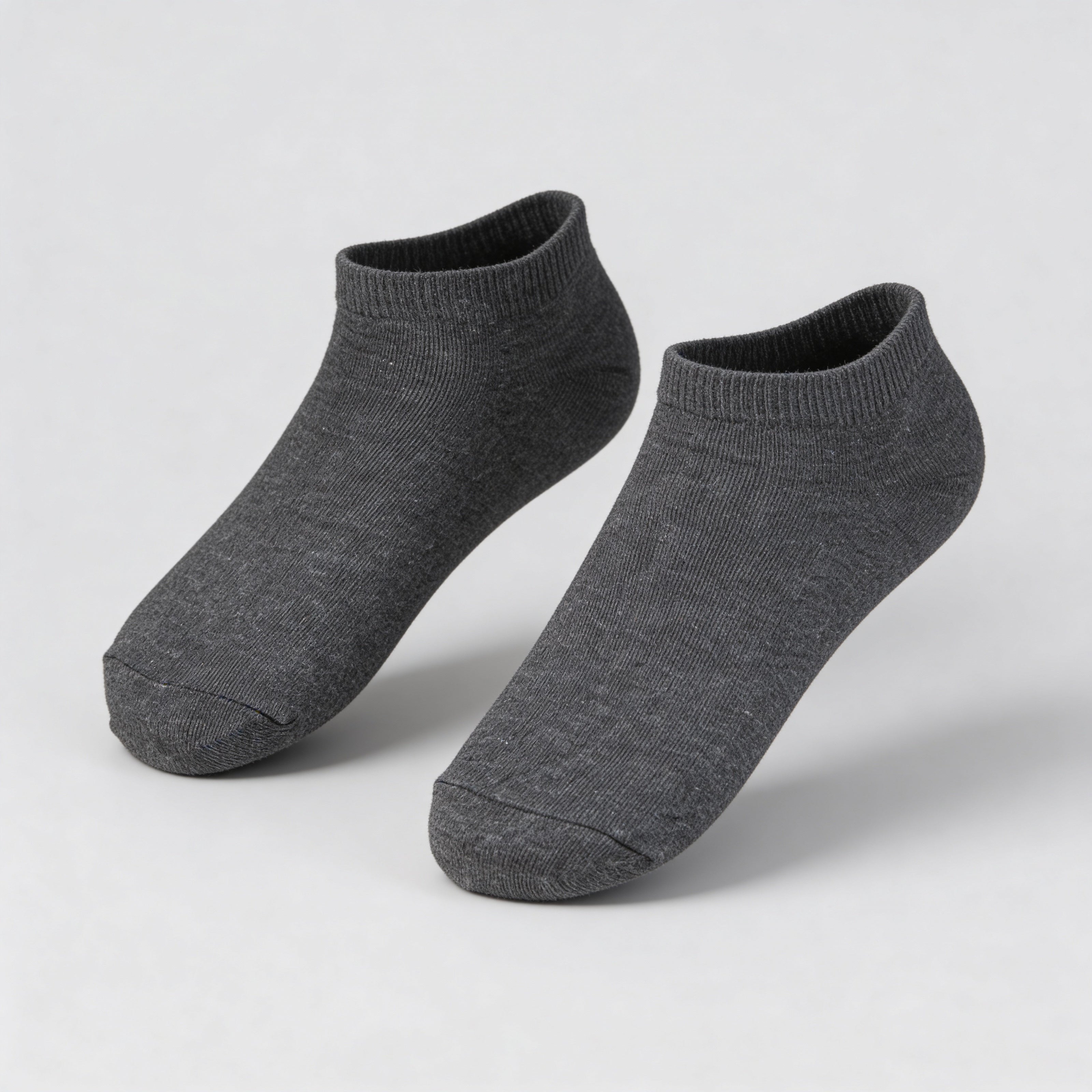 Men Ankle Length Solid Knitted Socks - Pack of 3