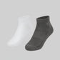 Men Cotton Solid Socks - Pack of 2