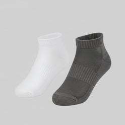 Men Cotton Solid Socks - Pack of 2