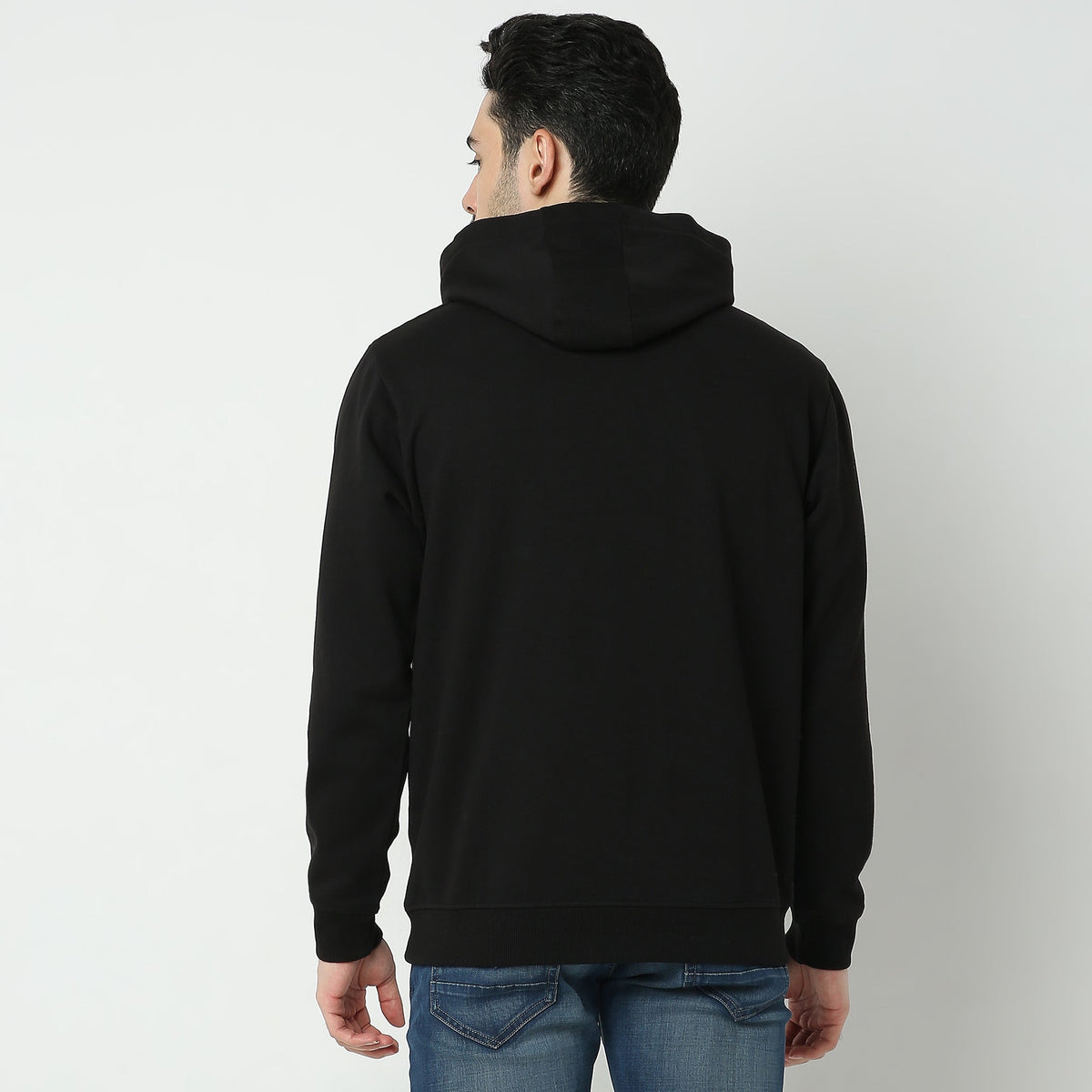 Regular Fit Solid Sweatshirt