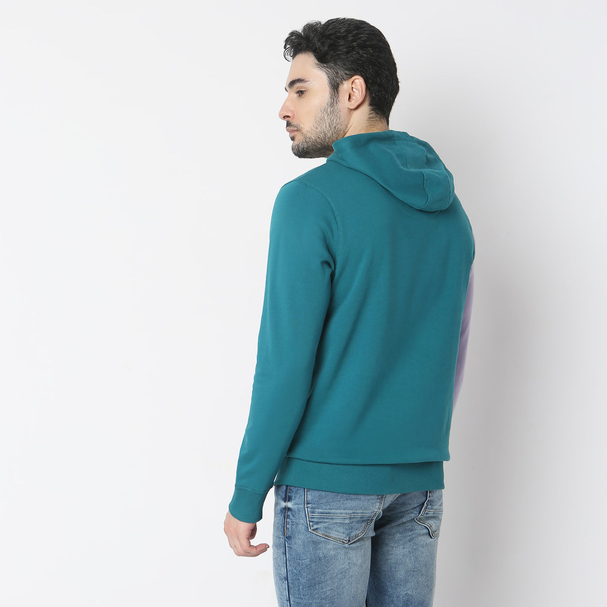 Regular Fit Solid Sweatshirt