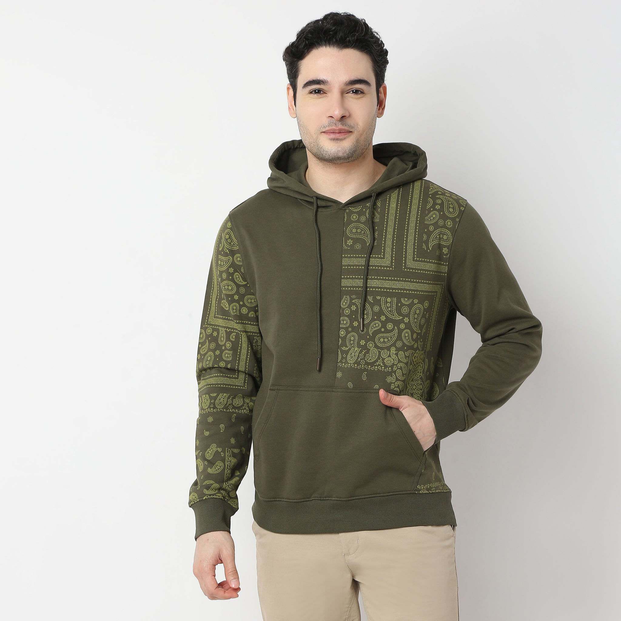 Regular Fit Printed Sweatshirt