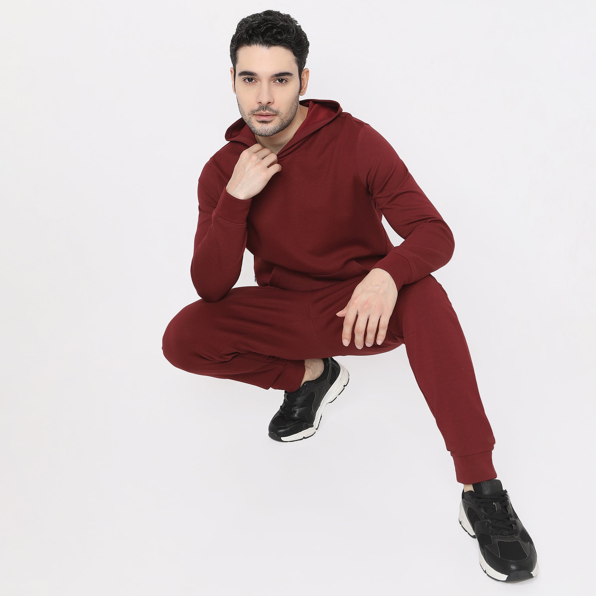 Regular Fit Solid Sweatshirt