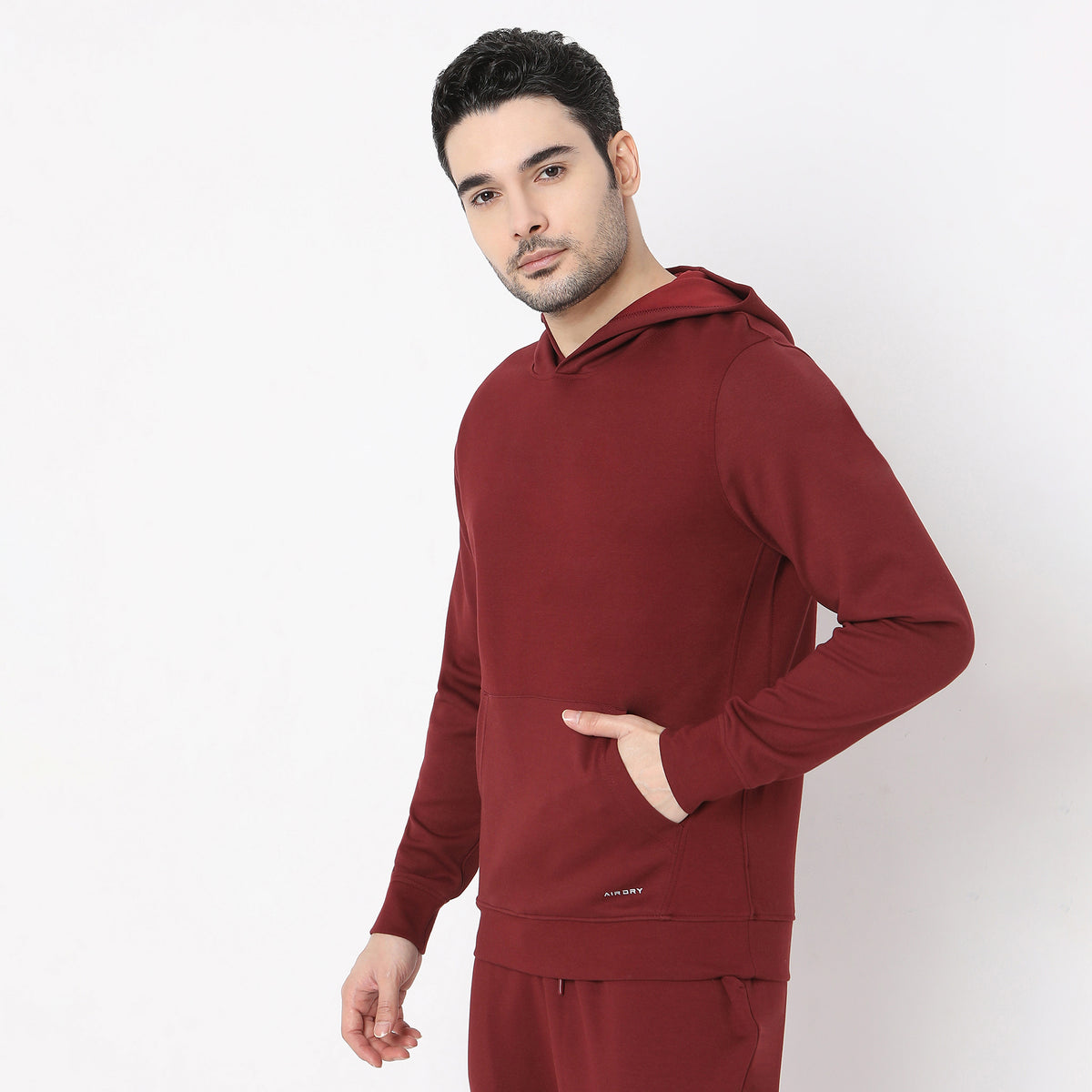 Regular Fit Solid Sweatshirt