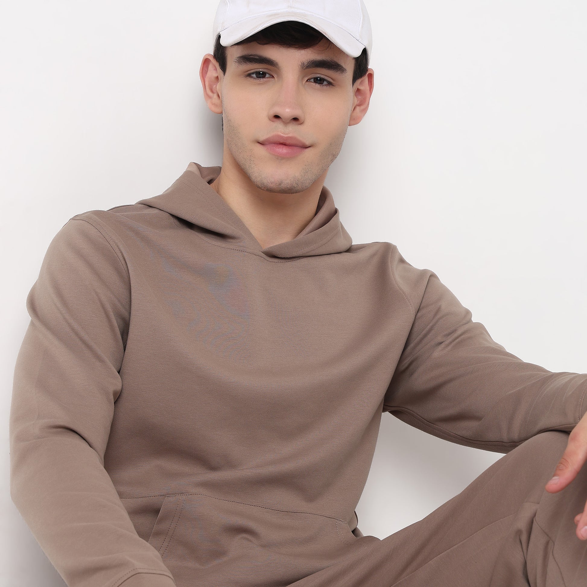 Regular Fit Solid Sweatshirt