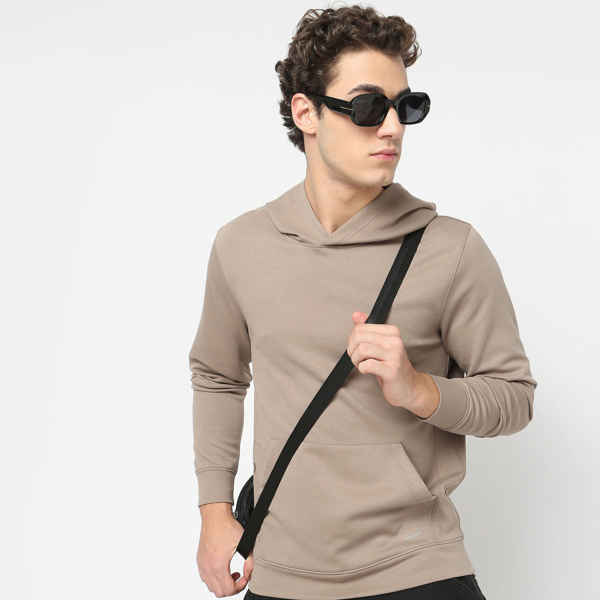 Regular Fit Solid Sweatshirt