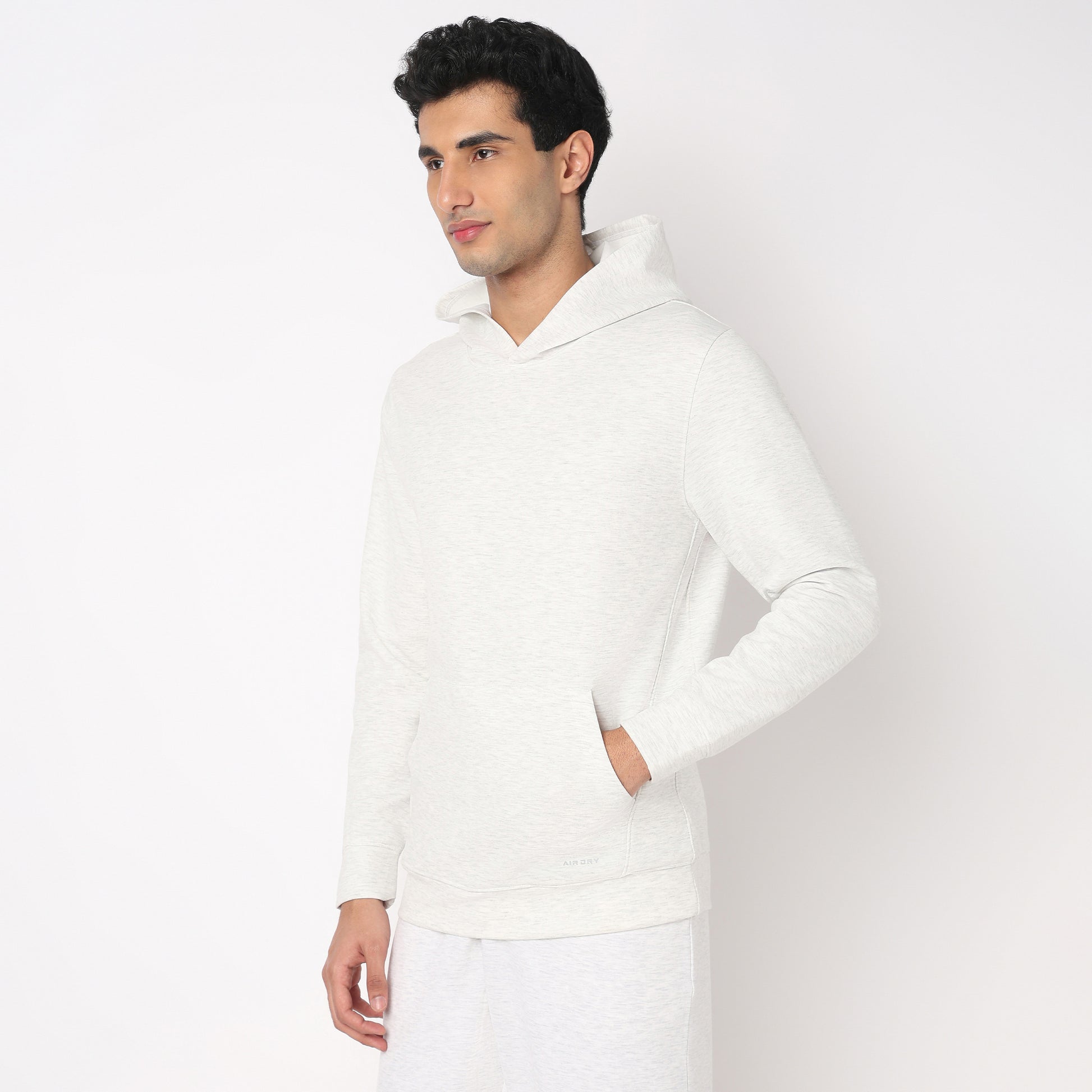 Regular Fit Solid Sweatshirt