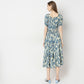Flare Fit Printed Dress