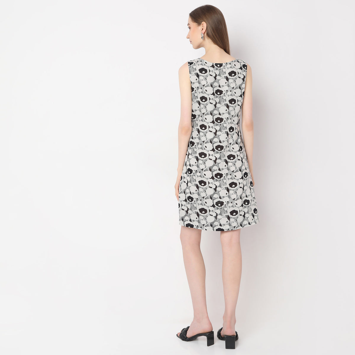 Regular Fit Printed Dress