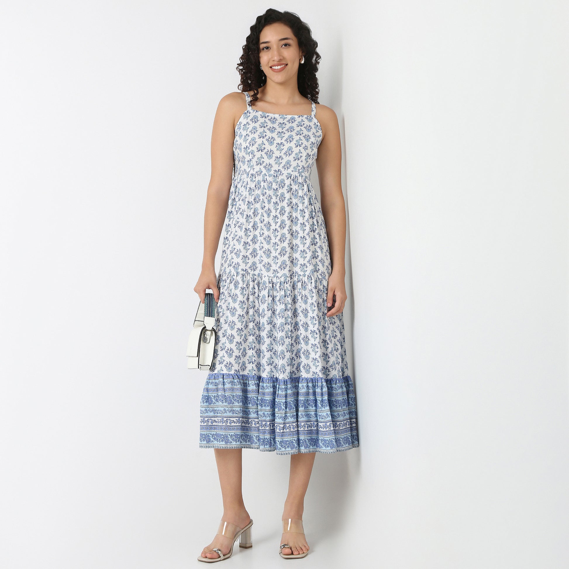 Strappy Tiered Dress