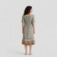 Rayon Printed Bell Sleeve Dress