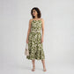 Polyester Printed Sleeveless Dress