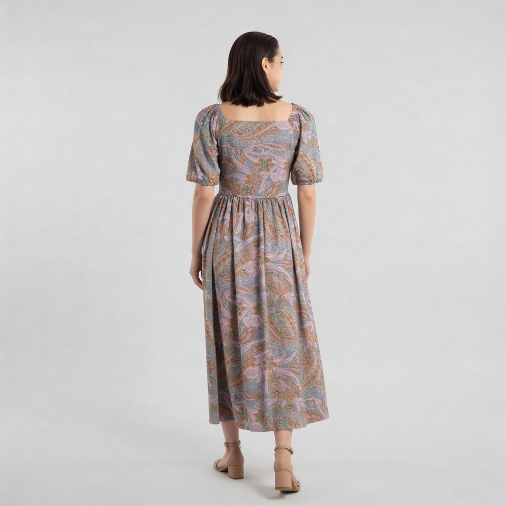 Front Rushed Dress