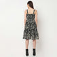Strappy Tiered Printed Dress