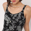 Printed Strappy Tiered Dress