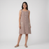 Solid Strappy Shift Dress