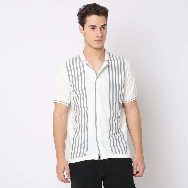 Regular Fit Striped T-Shirt