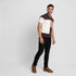 Colour Block Modern Nerd Hand Knit Jersey Polo T-Shirt