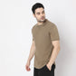 Structured Modern Nerd Hand Knit Jersey Polo T-Shirt