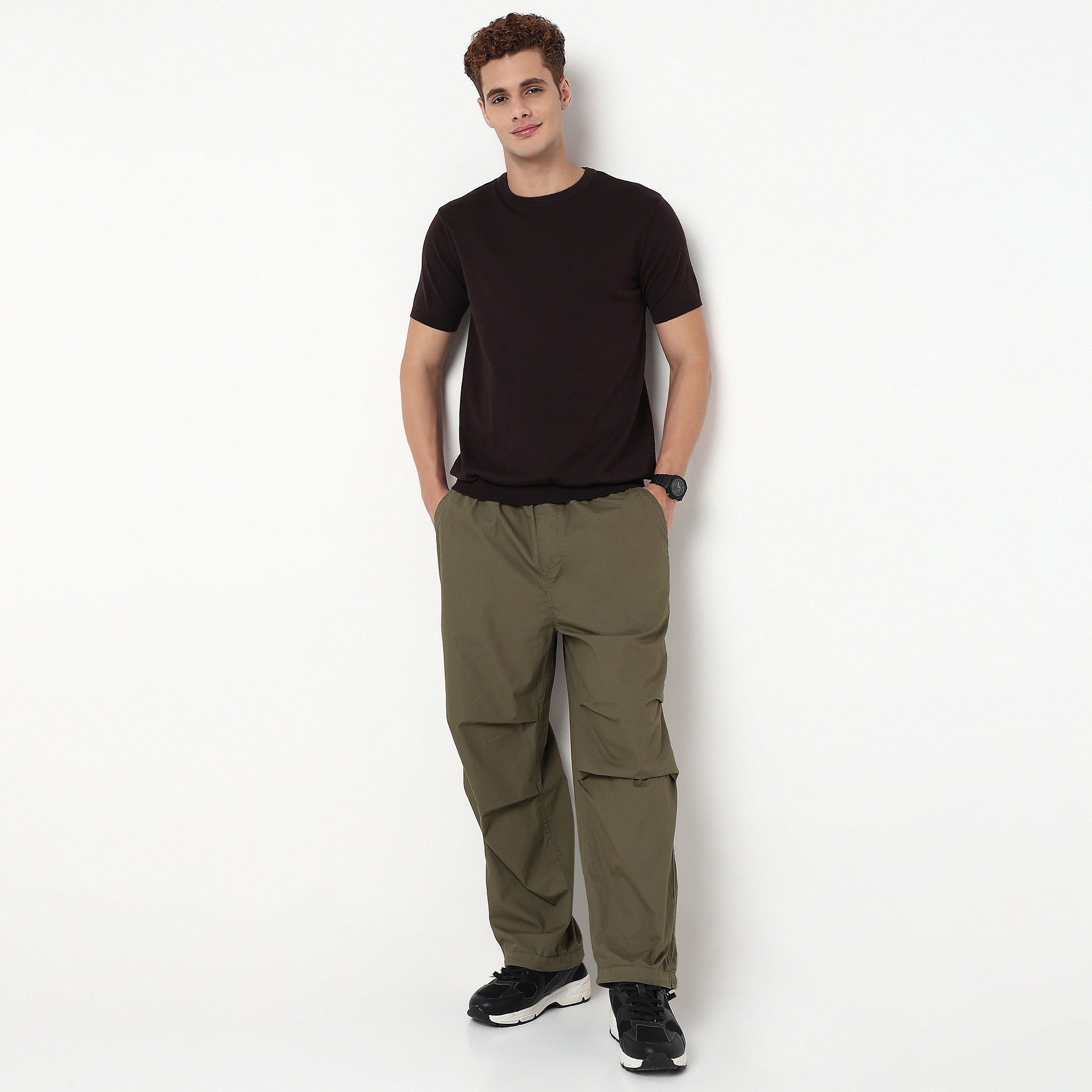 Crew Neck Hand Knit Jersey Flat Knits T-Shirt