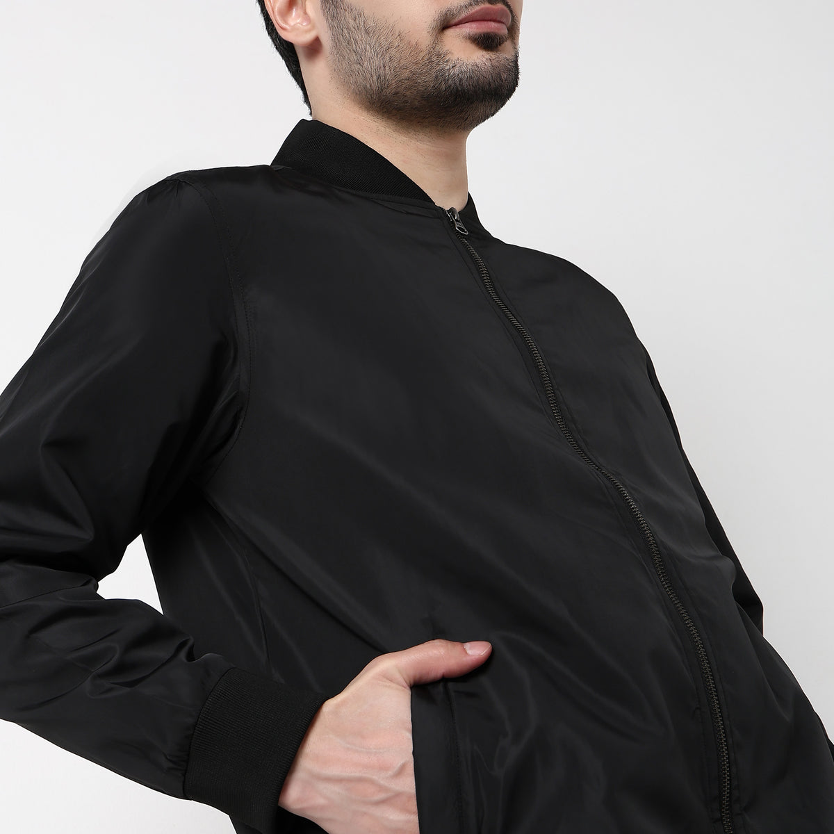 Henley Neck Jacket