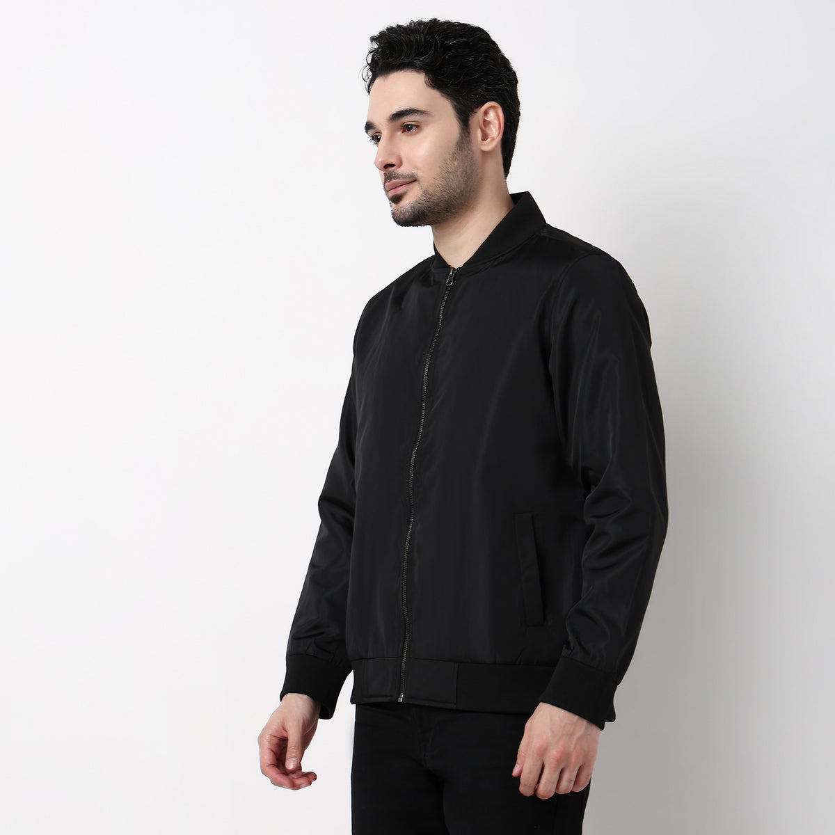 Henley Neck Jacket