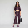 Printed Flared Ankle Length Pants