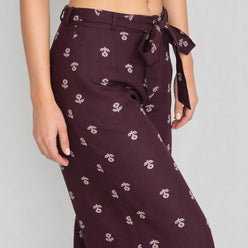 Printed Flared Ankle Length Pants