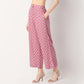 Straight Fit Printed High Rise Culottes