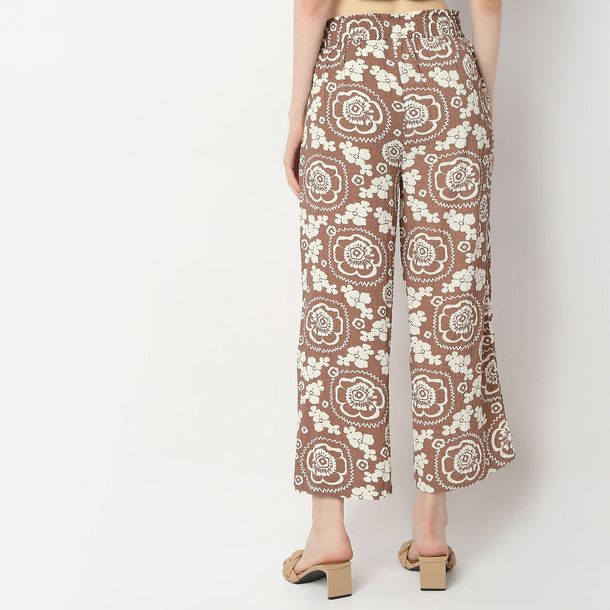 Straight Fit Printed Pants