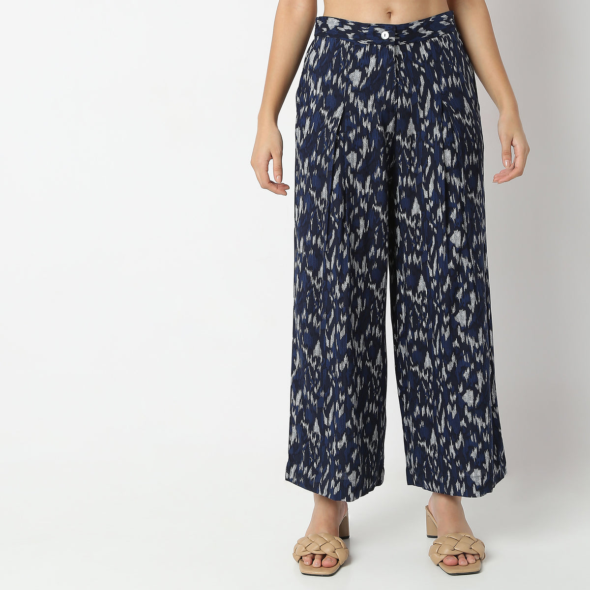 Flare Fit Printed Ankle Length Culottes