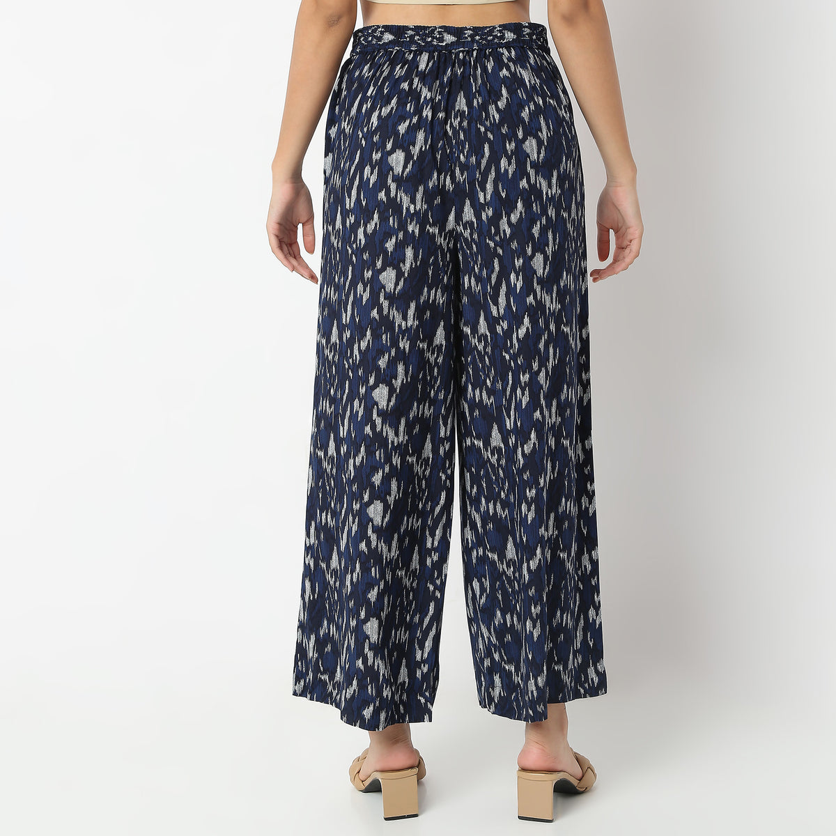 Flare Fit Printed Ankle Length Culottes