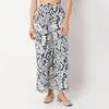 Printed Ankle Length Flared High-Rise Culottes