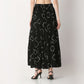 Buy Women Flare Fit Printed Full Length High Rise Skirt  - Style Union