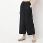 Flare Fit Calf Length High Rise Pants