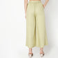 Flare Fit Solid Ankle Length High Rise Culottes