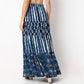 Woven Printed Flared Tiered Skirt