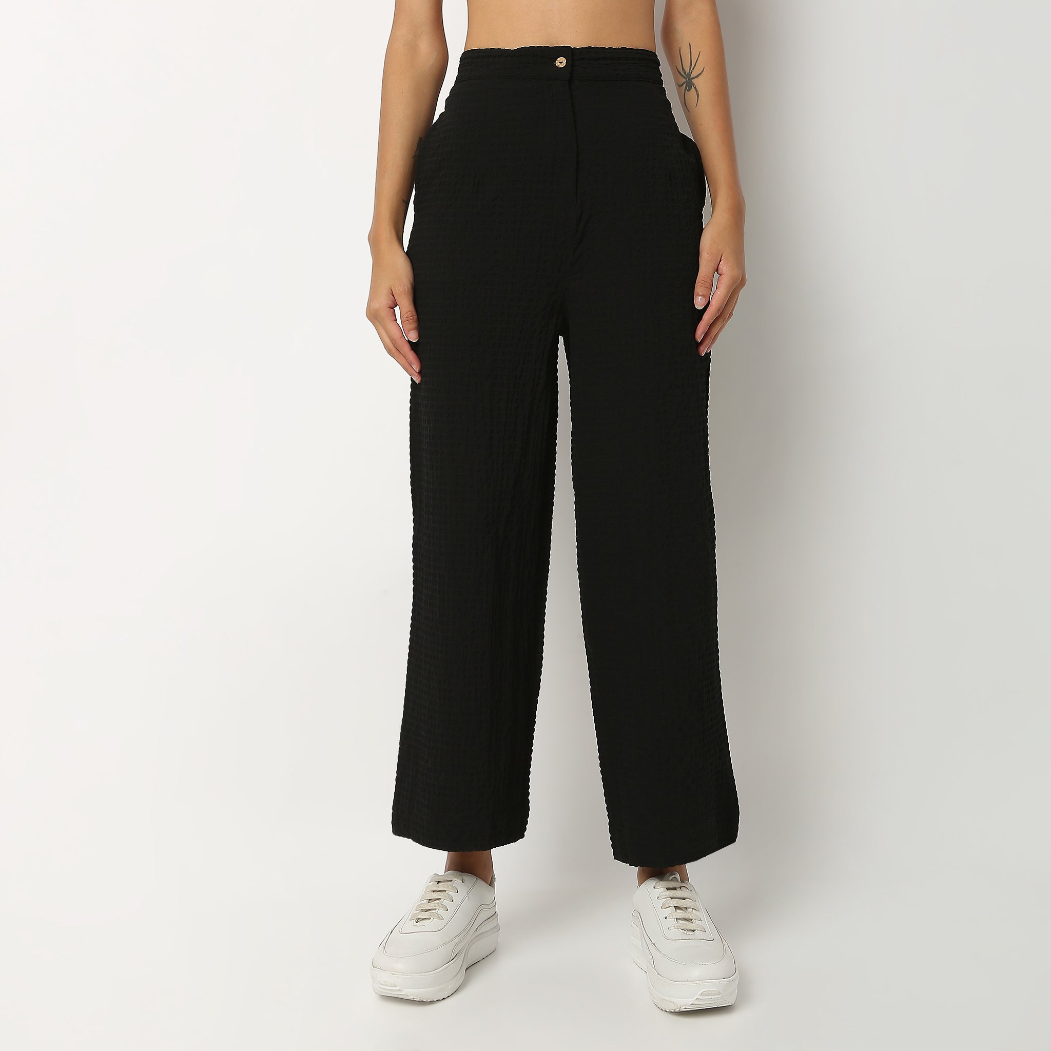 Polyester Ankle Length Pants