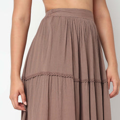 Tiered High Rise Coord Skirt