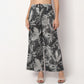 Woven Printed Flared Palazzos