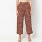 Flare Fit Printed Ankle Length High Rise Culottes