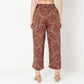 Flare Fit Printed Ankle Length High Rise Culottes