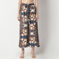 Flare Fit Printed High Rise Palazzos