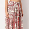 Cotton Printed High Rise Skirt