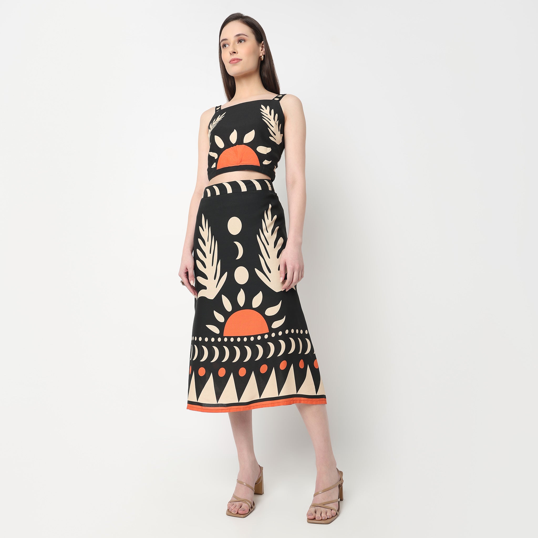 A-Line Skirt With Elasticated Waist