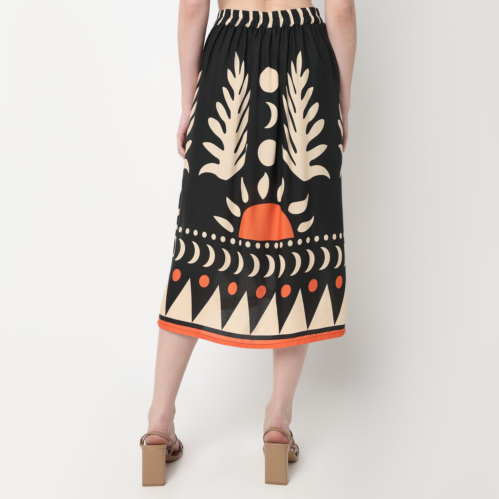 A-Line Skirt With Elasticated Waist