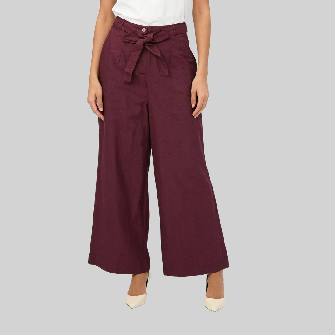 High Rise Straight Palazzos