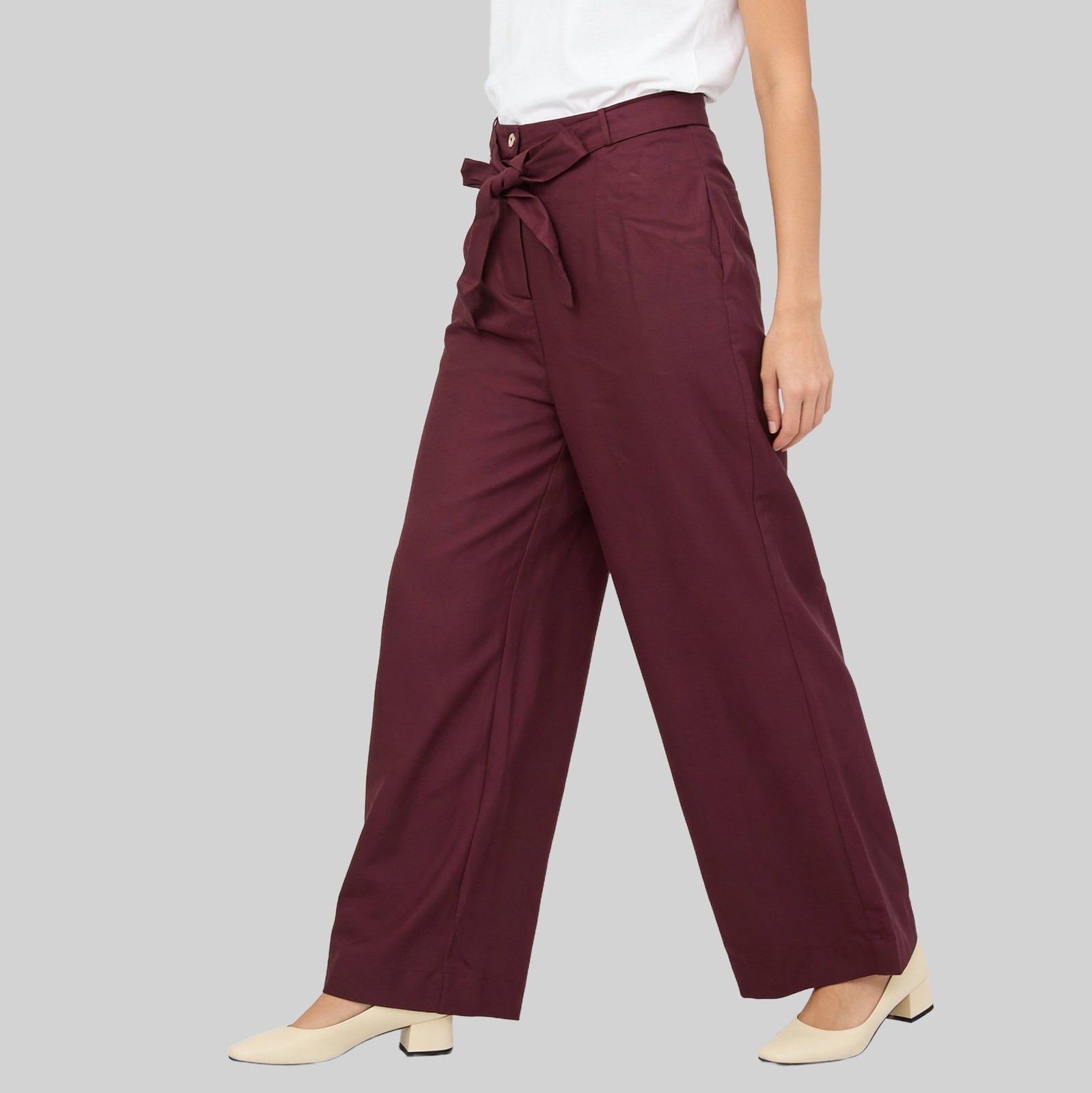 High Rise Straight Palazzos