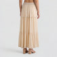 Flared High Rise Tiered Skirt