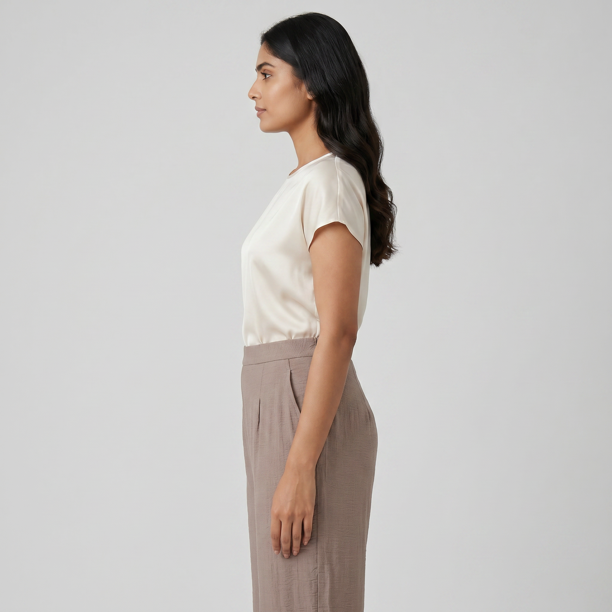 High Rise Straight Pant